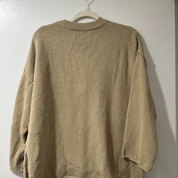 🧥 MOD REF Waffle Knit Henley Sweater - Size M - Picture 9 of 13